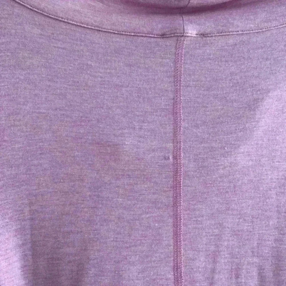 Talbot’s Terry Cowlneck Top, Light Pink/Purple, Size Medium - Picture 11 of 12